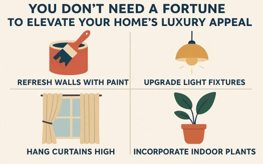 Infographic: You Don’t Need a Fortune to Elevate Your Home’s Luxury Appeal