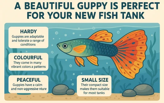 Infographic: A Beautiful Guppy Is Perfect for Your New Fish Tank