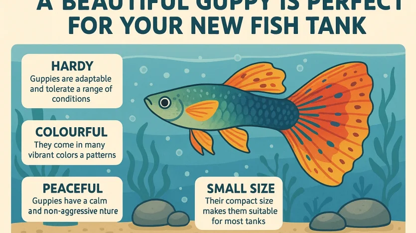 Infographic: A Beautiful Guppy Is Perfect for Your New Fish Tank