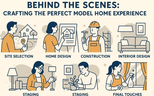 Infographic: Behind the Scenes: Crafting the Perfect Model Home Experience