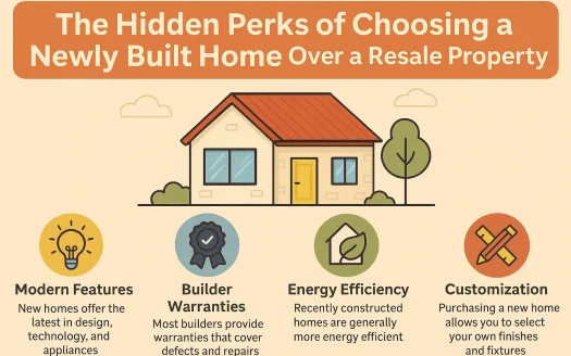 Infographic: The Hidden Perks of Choosing a Newly Built Home Over a Resale Property