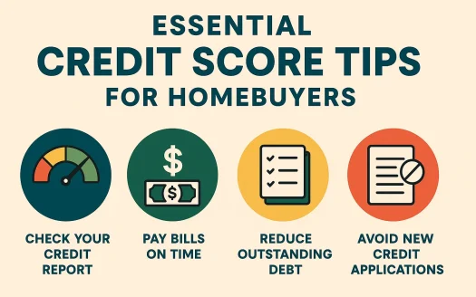 Infographic: Essential Credit Score Tips for Homebuyers
