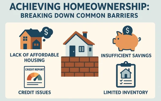 Infographic: Achieving Homeownership: Breaking Down Common Barriers