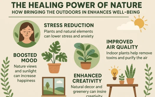 Infographic: The Healing Power of Nature: How Bringing the Outdoors In Enhances Well-Being