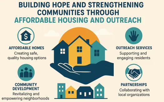 Infographic: Building Hope and Strengthening Communities Through Affordable Housing and Outreach
