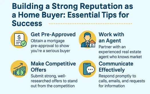 Infographic: Building a Strong Reputation as a Home Buyer: Essential Tips for Success