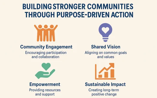 Infographic: Building Stronger Communities Through Purpose-Driven Action