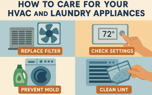 Infographic: How To Care for Your HVAC and Laundry Appliances