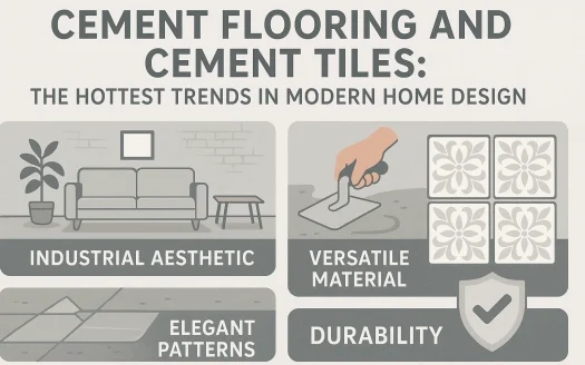 Infographic: Cement Flooring and Cement Tiles: The Hottest Trends in Modern Home Design