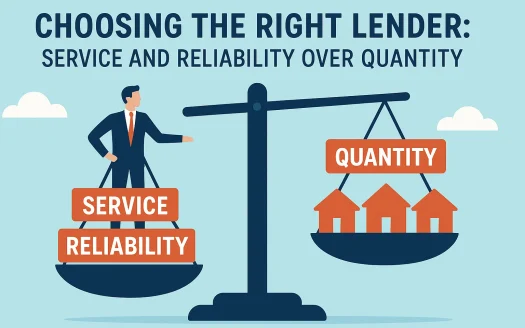 Infographic: Choosing the Right Lender: Service and Reliability Over Quantity