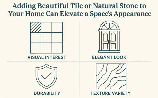 Infographic: Adding Beautiful Tile or Natural Stone to Your Home Can Elevate a Space’s Appearance