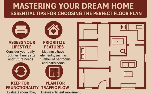 Infographic: Mastering Your Dream Home: Essential Tips for Choosing the Perfect Floor Plan