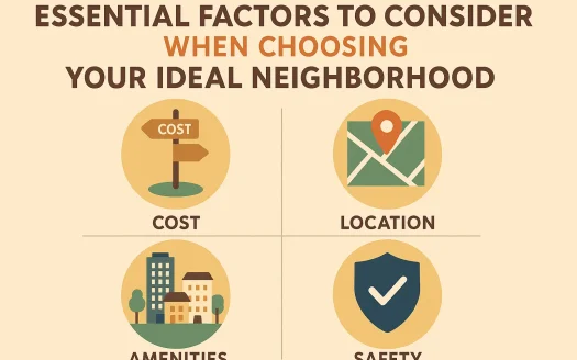 Infographic: Essential Factors to Consider When Choosing Your Ideal Neighborhood