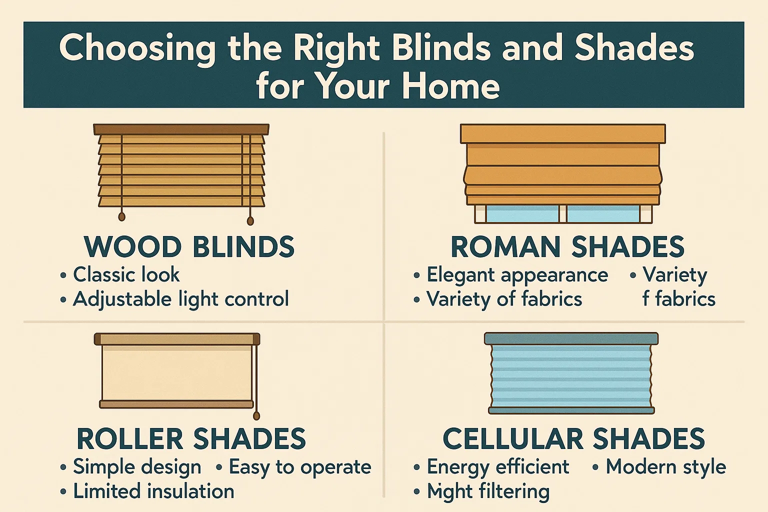 Choosing the Right Blinds and Shades for Your Home