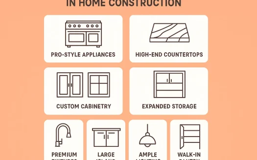 Infographic: Understanding Gourmet Kitchen Features in Home Construction