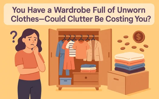 Infographic: You Have a Wardrobe Full of Unworn Clothes—Could Clutter Be Costing You?