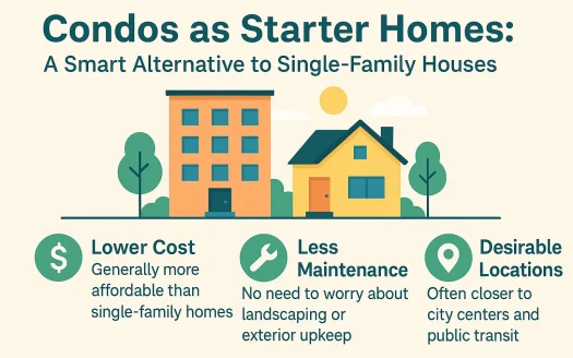 Infographic: Condos as Starter Homes: A Smart Alternative to Single-Family Houses