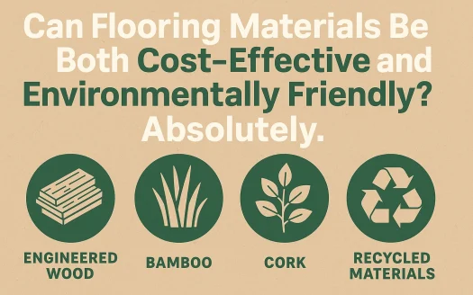 Infographic: Can Flooring Materials Be Both Cost-Effective and Environmentally Friendly? Absolutely.