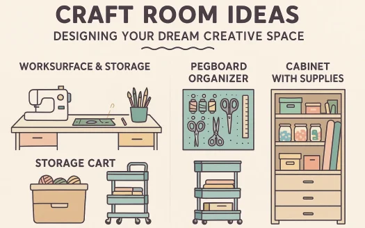 Infographic: Craft Room Ideas: Designing Your Dream Creative Space