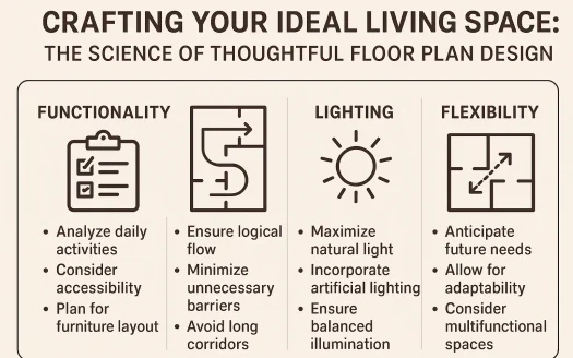 Infographic: Crafting Your Ideal Living Space: The Science of Thoughtful Floor Plan Design