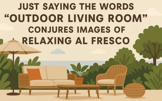 Infographic: Just Saying the Words “Outdoor Living Room” Conjures Images of Relaxing Al Fresco