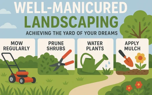 Infographic: Well-Manicured Landscaping: Achieving the Yard of Your Dreams