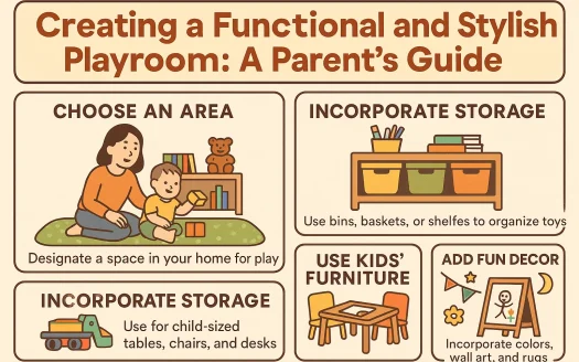 Infographic: Creating a Functional and Stylish Playroom: A Parent's Guide