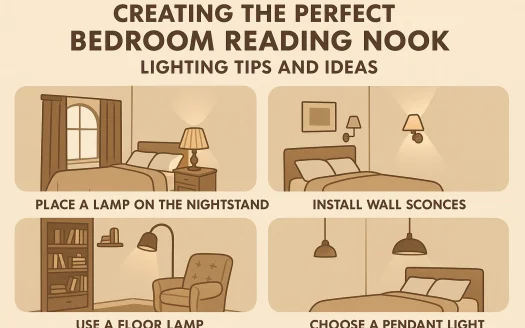 Infographic: Creating the Perfect Bedroom Reading Nook: Lighting Tips and Ideas