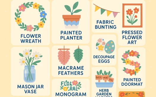 Infographic: 10 Creative Spring DIY Projects to Brighten Your Home