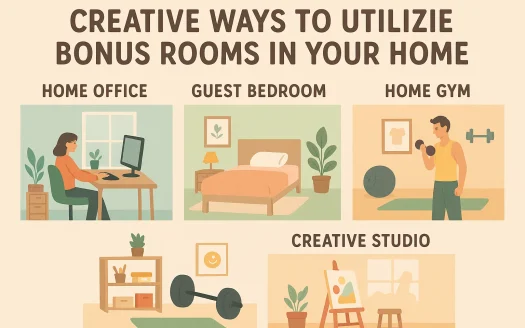 Infographic: Creative Ways to Utilize Bonus Rooms in Your Home