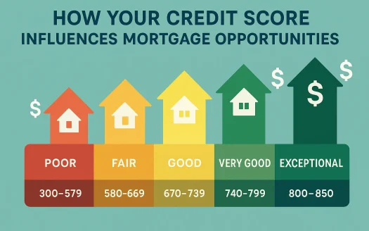 Infographic: How Your Credit Score Influences Mortgage Opportunities