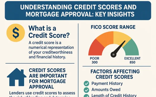 Infographic: Understanding Credit Scores and Mortgage Approval: Key Insights