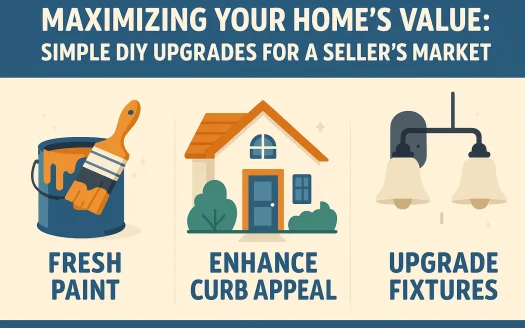 Infographic: Maximizing Your Home's Value: Simple DIY Upgrades for a Seller's Market