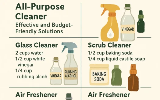 Infographic: DIY Homemade Cleaners: Effective and Budget-Friendly Solutions