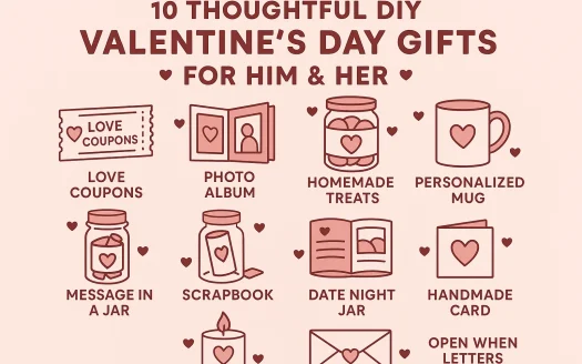 Infographic: 10 Thoughtful DIY Valentine's Day Gifts for Him & Her
