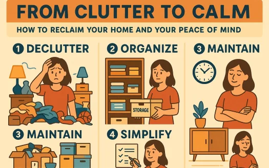 Infographic: From Clutter to Calm: How to Reclaim Your Home and Your Peace of Mind