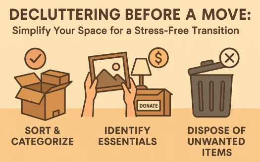 Infographic: Decluttering Before a Move: Simplify Your Space for a Stress-Free Transition