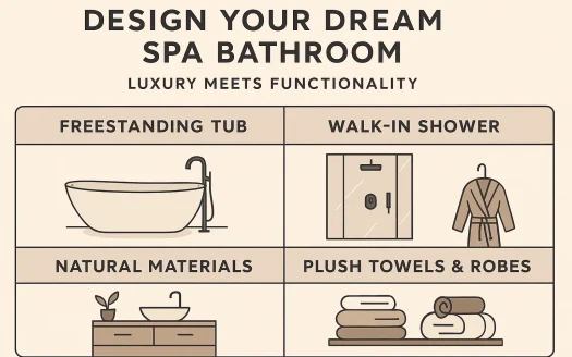 Infographic: Design Your Dream Spa Bathroom: Luxury Meets Functionality