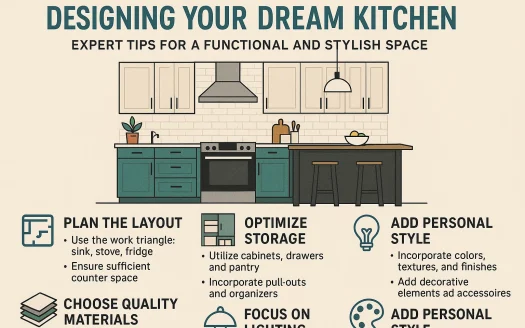 Infographic: Designing Your Dream Kitchen: Expert Tips for a Functional and Stylish Space