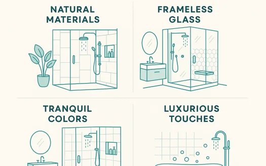 Infographic: Designing a Serene Bathroom Oasis: Shower Trends & Tips