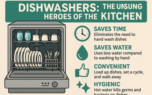 Infographic: Dishwashers: The Unsung Heroes of the Kitchen