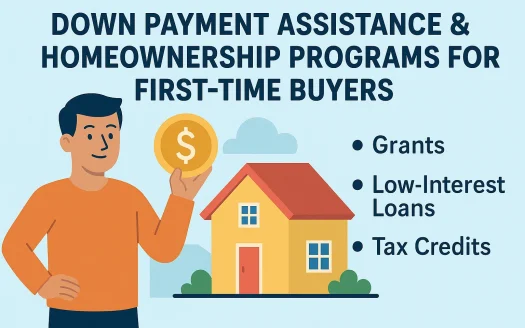 Infographic: Down Payment Assistance & Homeownership Programs for First-Time Buyers