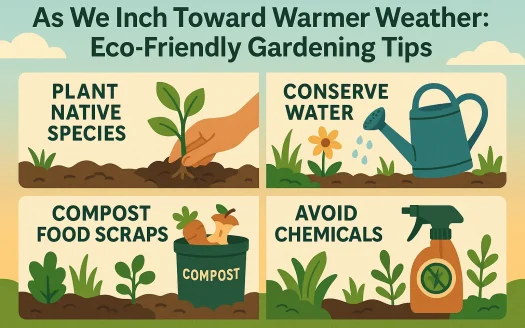 Infographic: As We Inch Toward Warmer Weather: Eco-Friendly Gardening Tips