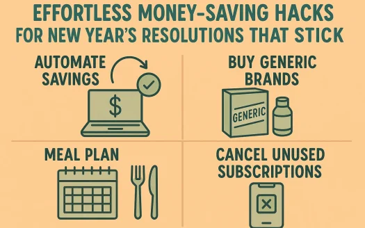 Infographic: Effortless Money-Saving Hacks for New Year’s Resolutions That Stick