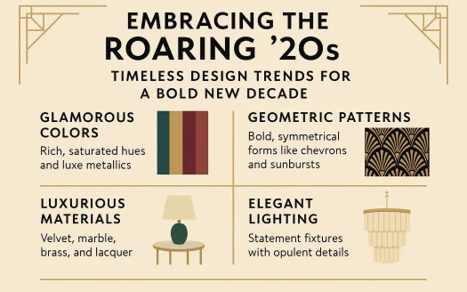 Infographic: Embracing the Roaring '20s: Timeless Design Trends for a Bold New Decade