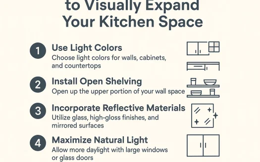 Infographic: 5 Design Strategies to Visually Expand Your Kitchen Space