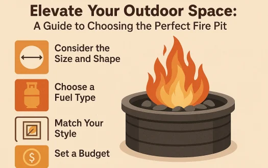 Infographic: Elevate Your Outdoor Space: A Guide to Choosing the Perfect Fire Pit