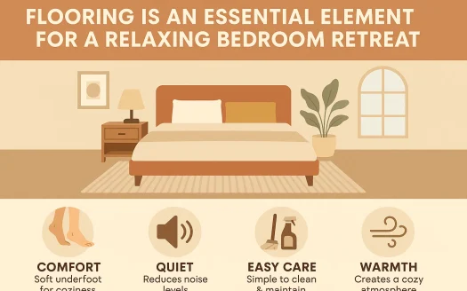 Infographic: Flooring is an Essential Element for a Relaxing Bedroom Retreat