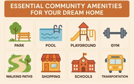 Infographic: Essential Community Amenities for Your Dream Home
