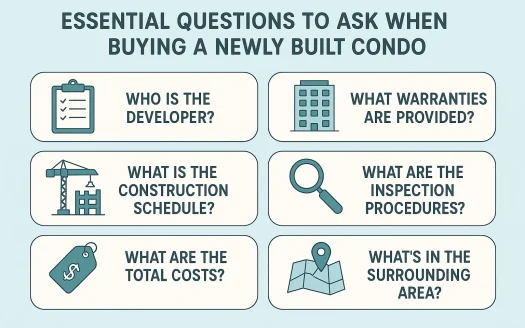 Infographic: Essential Questions to Ask When Buying a Newly Built Condo